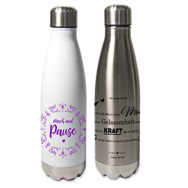 Edelstahl Thermoflasche 500 ml